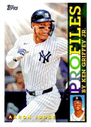 2026 Topps Series 1 Topps Profiles Aaron Judge #TP-18 New York Yankees