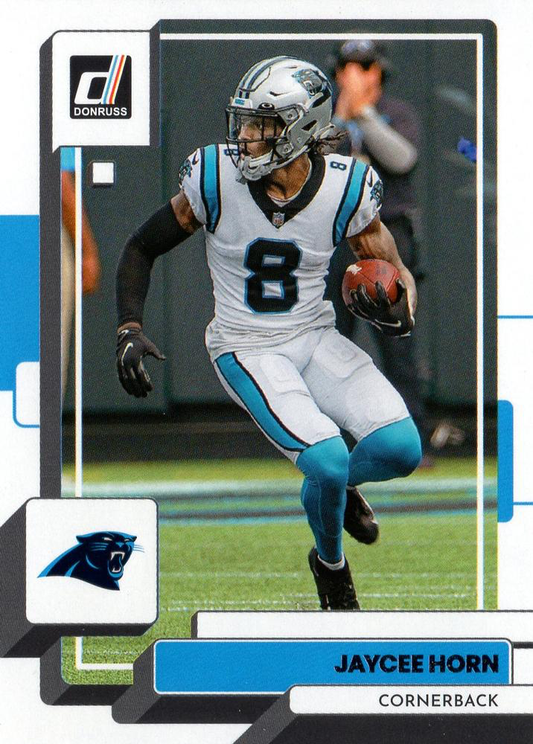 2022 Panini Donruss Jaycee Horn #242 Carolina Panthers