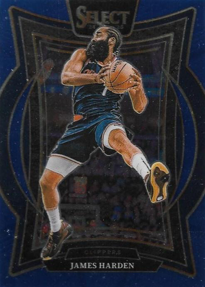 2024 Panini Select James Harden Blue #57 Los Angeles Clippers