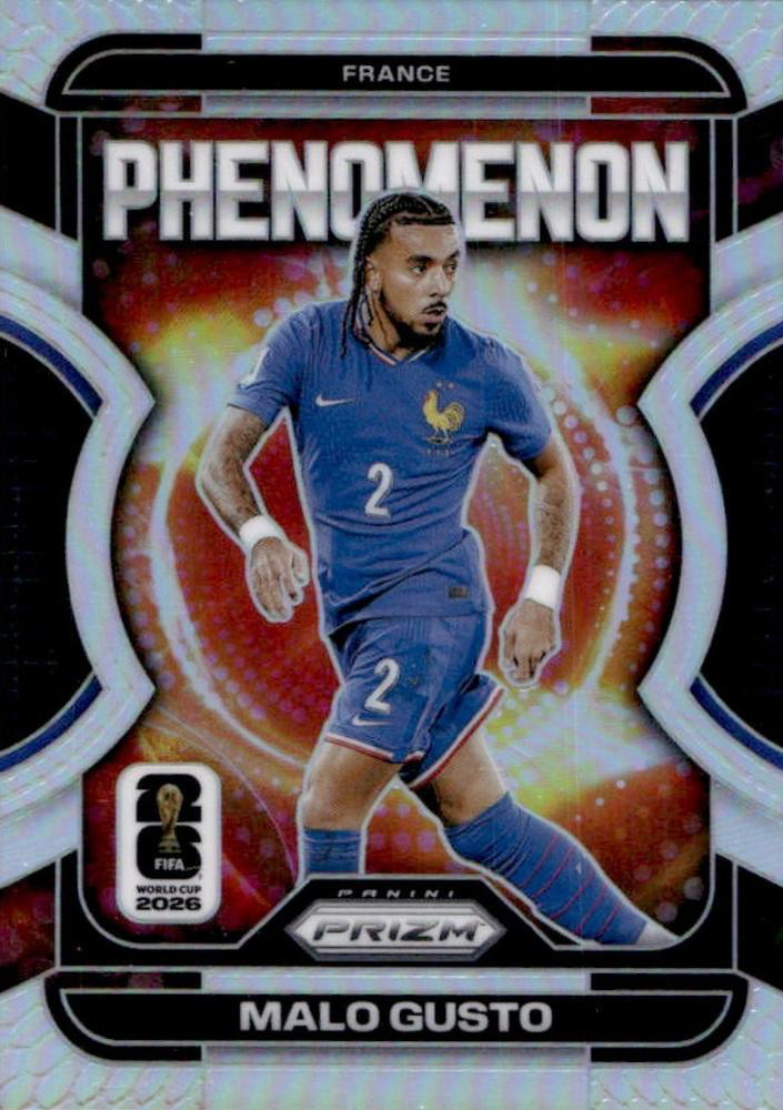 2026 Panini Prizm FIFA World Cup Phenomenon Silver Malo Gusto #11 France