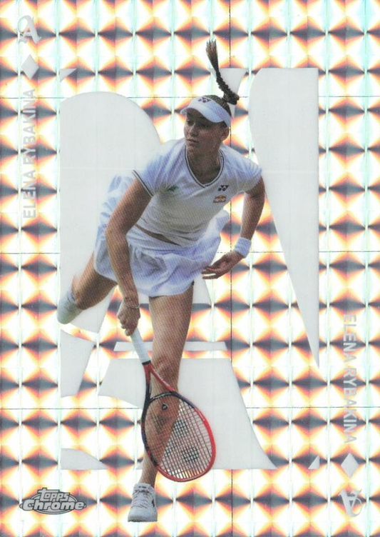2025 Topps Chrome Tennis Aces Geometric Elena Rybakina #ACE-3
