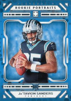 2024 Panini Photogenic Portrait RC Ja'Tavion Sanders #174 Carolina Panthers
