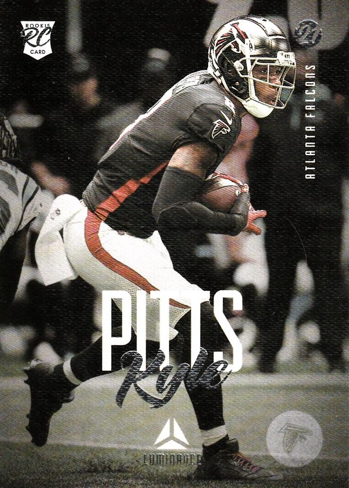 2021 Panini Chronicles Luminance Update Rookie Kyle Pitts RC #210 Atlanta Falcons