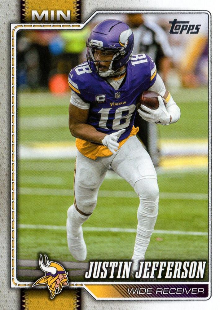 2026 Topps Flagship Justin Jefferson #131 Minnesota Vikings