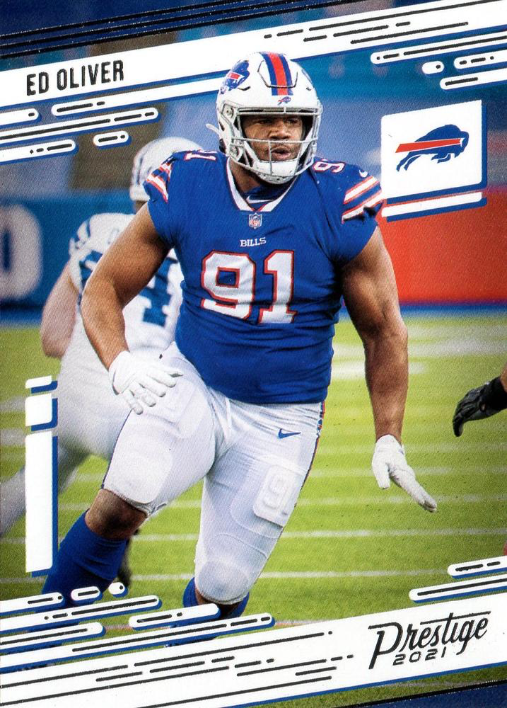 2021 Panini Prestige Ed Oliver #18 Buffalo Bills