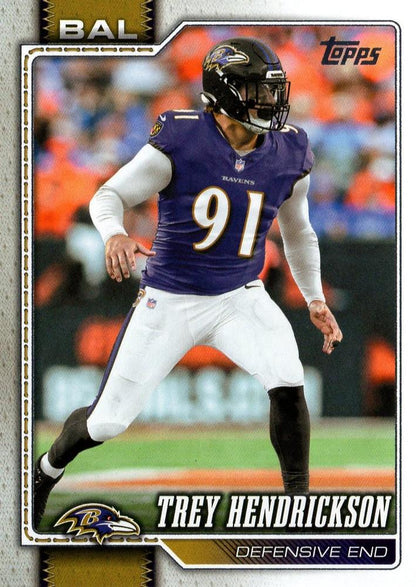 2026 Topps Flagship Trey Hendrickson #39 Baltimore Ravens