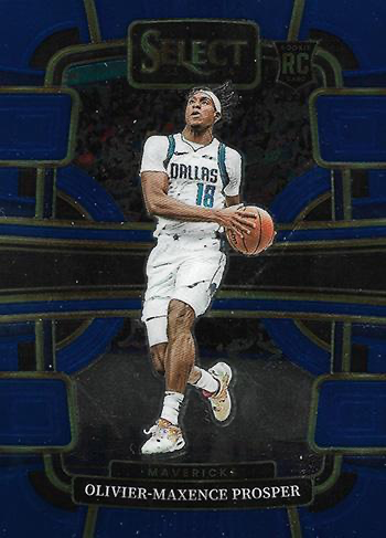 2023 Panini Select NBA Blue Olivier-Maxence Prosper RC #85 Dallas Mavericks
