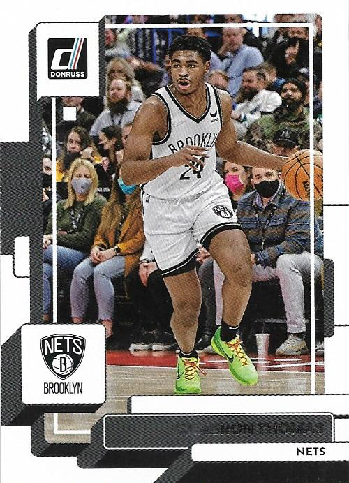 2022 Panini Donruss Cameron Thomas #8 Brooklyn Nets
