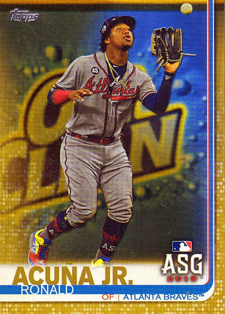 2019 Topps Update Gold /2019 Ronald Acuna Jr #US220 Atlanta Braves