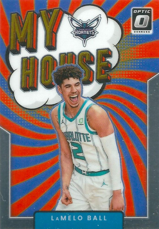2021 Panini Donruss Optic My House LaMelo Ball #8 Charlotte Hornets
