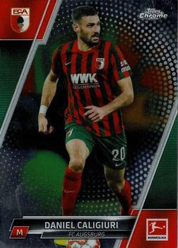 2021 Topps Chrome Bundesliga Daniel Caligiuri #2 FC Augsburg