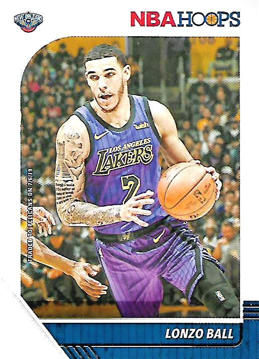 2019 Panini Hoops Lonzo Ball #116 New Orleans Pelicans