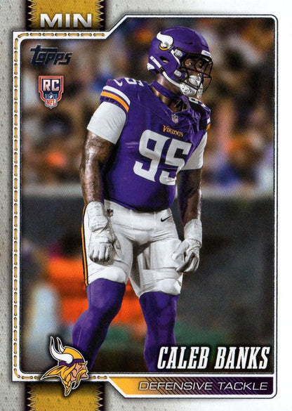 2026 Topps Flagship RC Caleb Banks #384 Minnesota Vikings