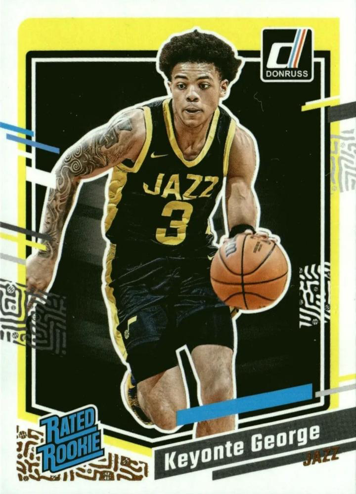 2023 Panini Donruss Keyonte George Rated Rookie #244 Utah Jazz