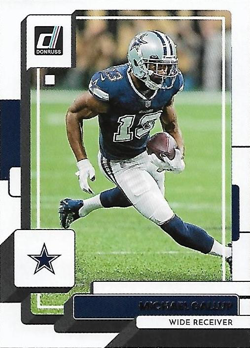 2022 Panini Donruss Michael Gallup #151 Dallas Cowboys