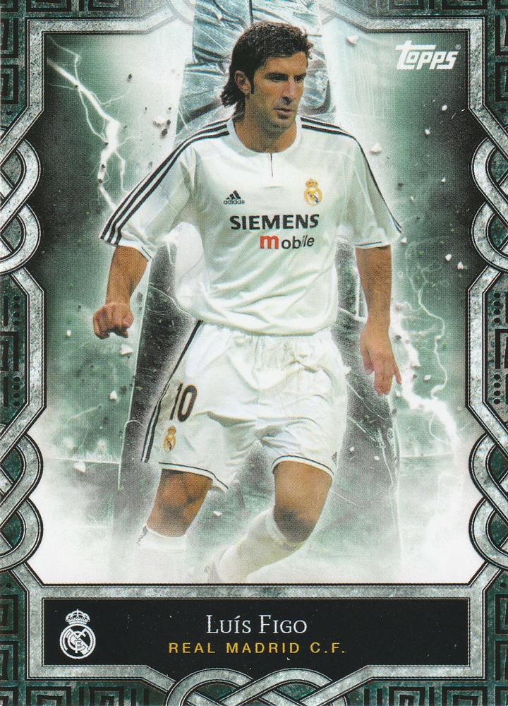 2024 Topps Real Madrid Fan Set Monolith Luís Figo #MO-7 Real Madrid CF