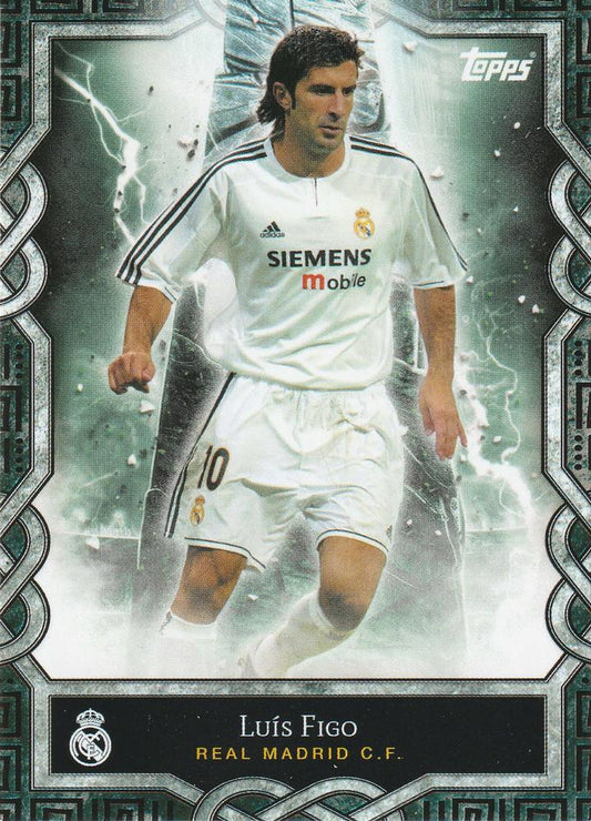 2024 Topps Real Madrid Fan Set Monolith Luís Figo #MO-7 Real Madrid CF