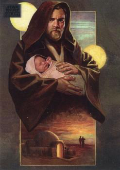 2024 Topps Chrome Star Wars Galaxy I Will Watch Over Him #77