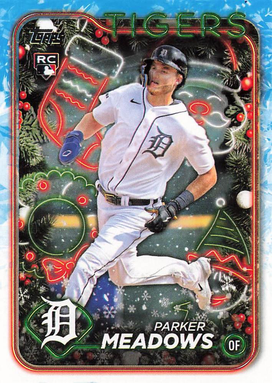 2024 Topps Holiday Parker Meadows RC Detroit Tigers #H149