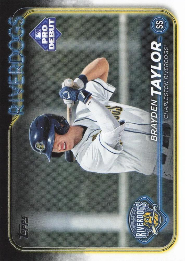 2024 Topps Pro Debut Brayden Taylor #PD-85 Charleston RiverDogs
