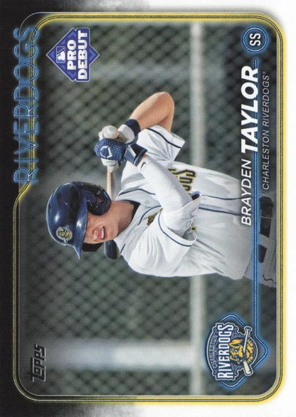 2024 Topps Pro Debut Brayden Taylor #PD-85 Charleston RiverDogs