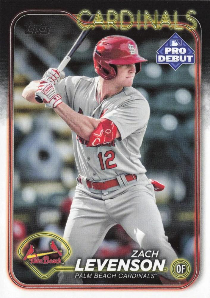 2024 Topps Pro Debut Zach Levenson #PD-127 Palm Beach Cardinals