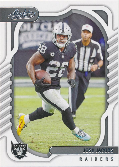 2022 Panini Absolute Josh Jacobs #64 Las Vegas Raiders