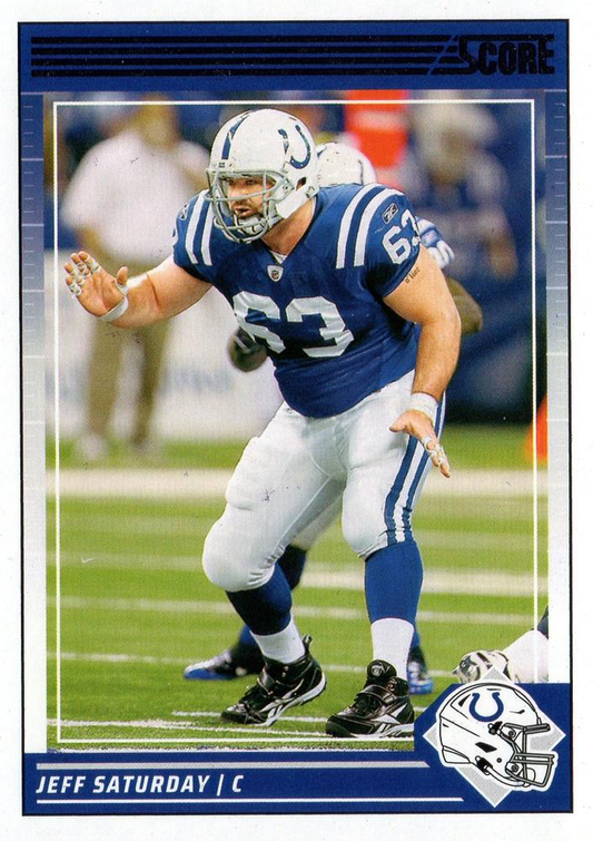 2024 Panini Score Football Jeff Saturday Indianapolis Colts #125