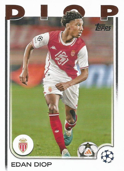 2024 Topps UCC Edan Diop #85 AS Monaco
