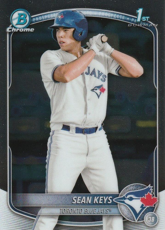 2025 Topps Bowman Chrome Prospect Sean Keys 1st #BCP-89 Toronto Blue Jays
