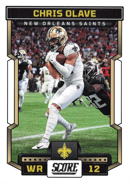 2023 Panini Score Football Chris Olave New Orleans Saints #54