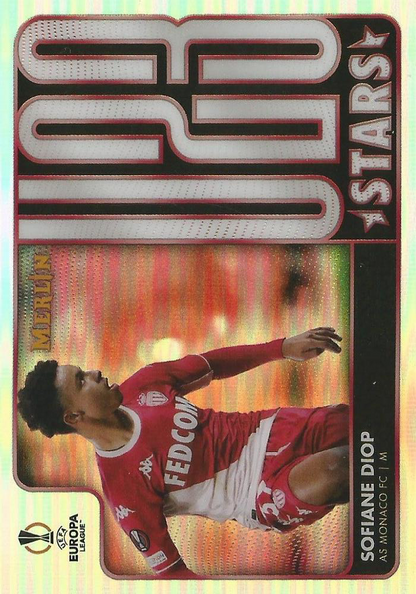 2021 Topps Merlin UEFA Club Competitions Sofiane Diop U23 Stars U23-1 AS Monaco
