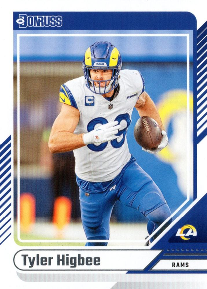 2024 Panini Donruss Tyler Higbee Los Angeles Rams #186