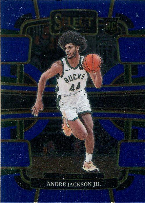 2023 Panini Select NBA Blue Andre Jackson Jr. RC #98 Milwaukee Bucks