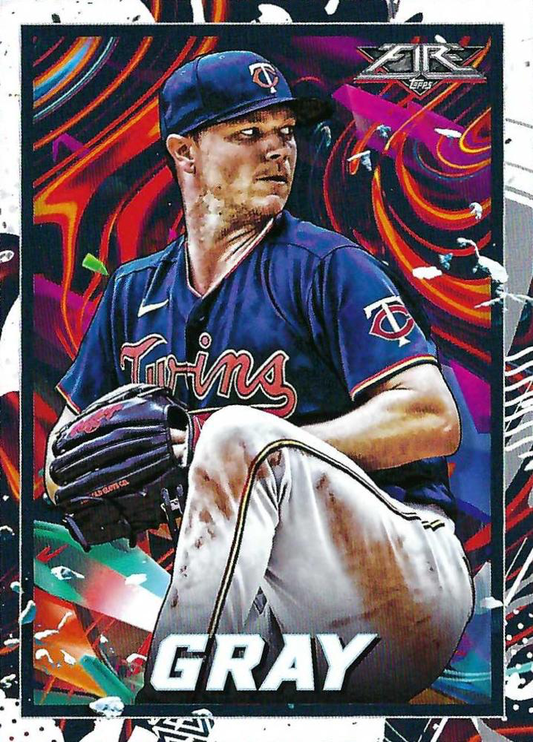 2022 Topps Fire Sonny Gray Minnesota Twins #91