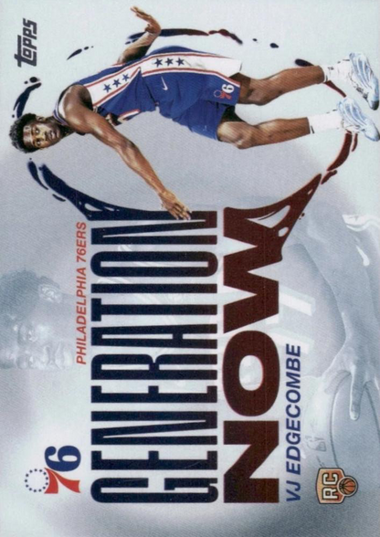 2025 Topps NBA Generation Now VJ Edgecombe GN-3 Philadelphia 76ers