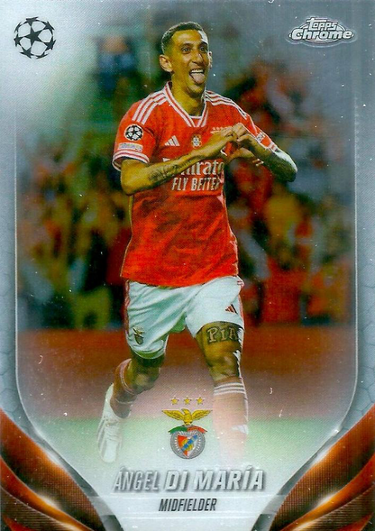 2023 Topps Chrome UEFA Club Competitions Ángel Di María #53 Benfica