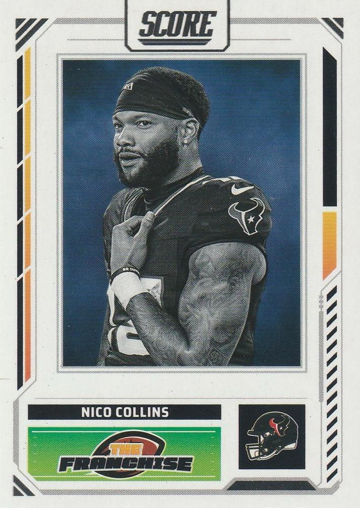 2025 Panini Score The Franchise Nico Collins #13 Houston Texans