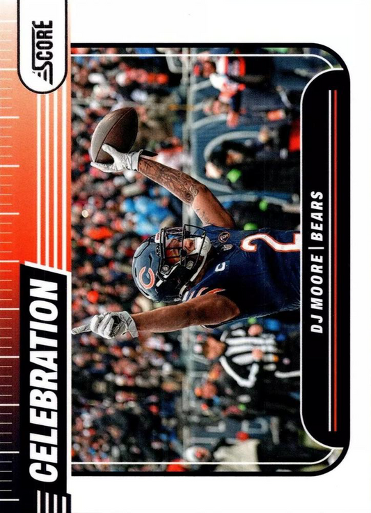 2024 Panini Score Football Celebration DJ Moore Chicago Bears #C-DME