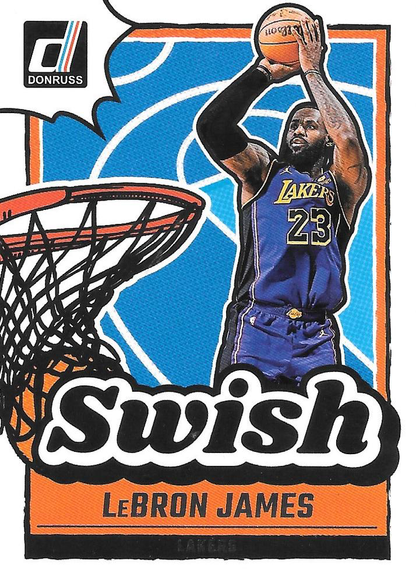 2024 Panini Donruss Swish LeBron James #4 Los Angeles Lakers