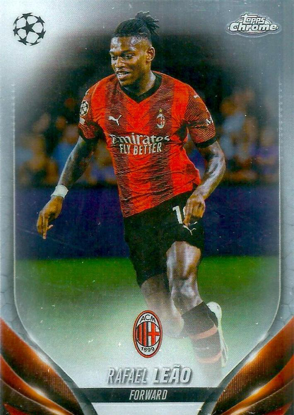 2023 Topps Chrome UEFA Club Competitions Rafael Leão #13 A.C. Milan