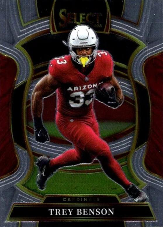2025 Panini Select Trey Benson #23 Arizona Cardinals