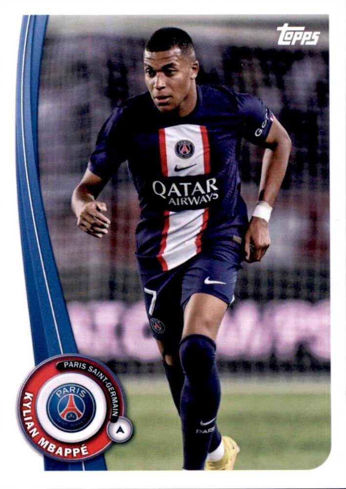 2022 Topps PSG Fan Set Kylian Mbappé #PA-20 Paris Saint-Germain