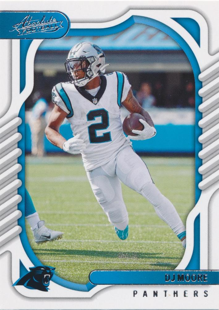 2022 Panini Absolute DJ Moore #27 Carolina Panthers