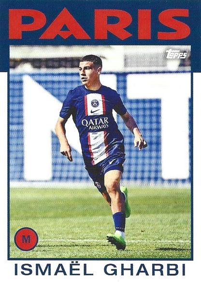 2022 Topps PSG Team Set Ismaël Gharbi #38 Paris Saint-Germain