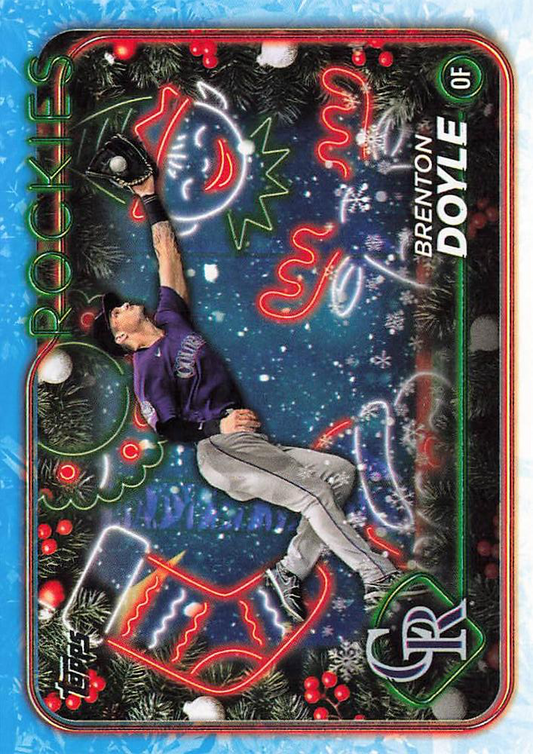 2024 Topps Holiday Brenton Doyle Colorado Rockies #H169