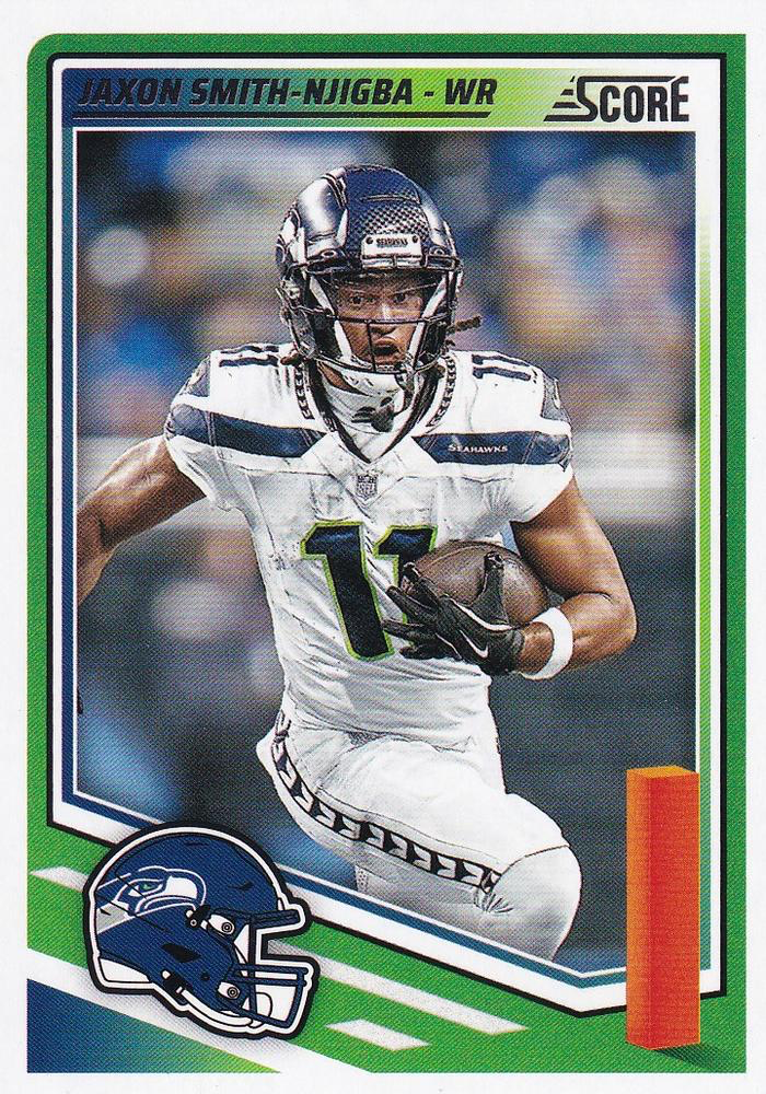 2025 Panini Score Jaxon Smith-Njigba #185 Seattle Seahawks