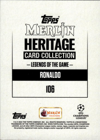 2023 Topps Merlin Heritage UCC Ronaldo #106 Real Madrid CF