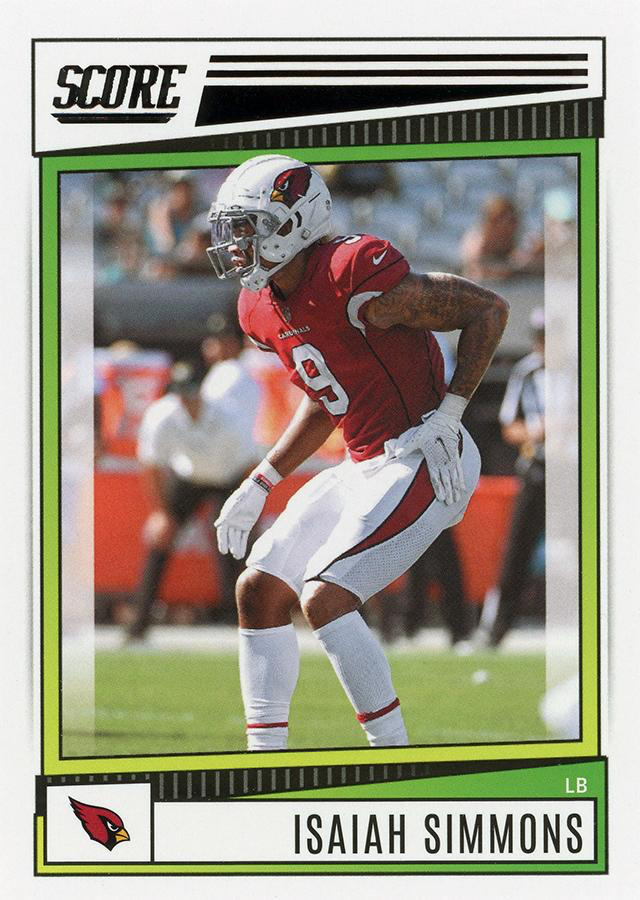 2022 Panini Score Isaiah Simmons Arizona Cardinals #150