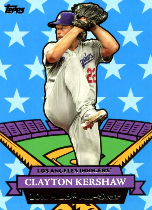 2025 Topps Archives 2007 Topps All-Stars Clayton Kershaw #07AS-4 Los Angeles Dodgers